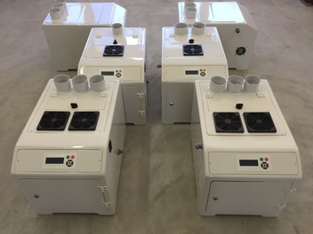 Fiberglas kasa Endüstriyel Nemlendirme Cihazı Fotoğrafı 2